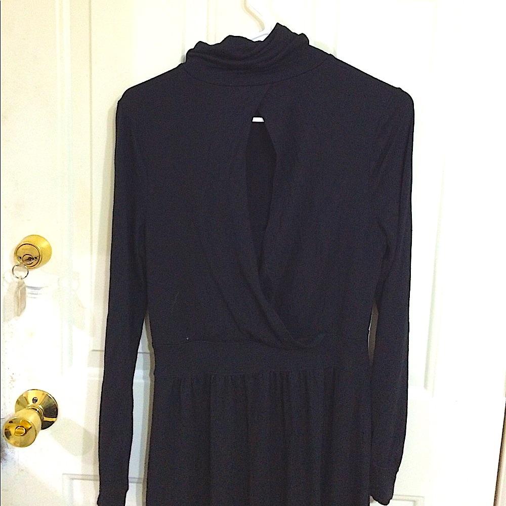 Three dots black dress